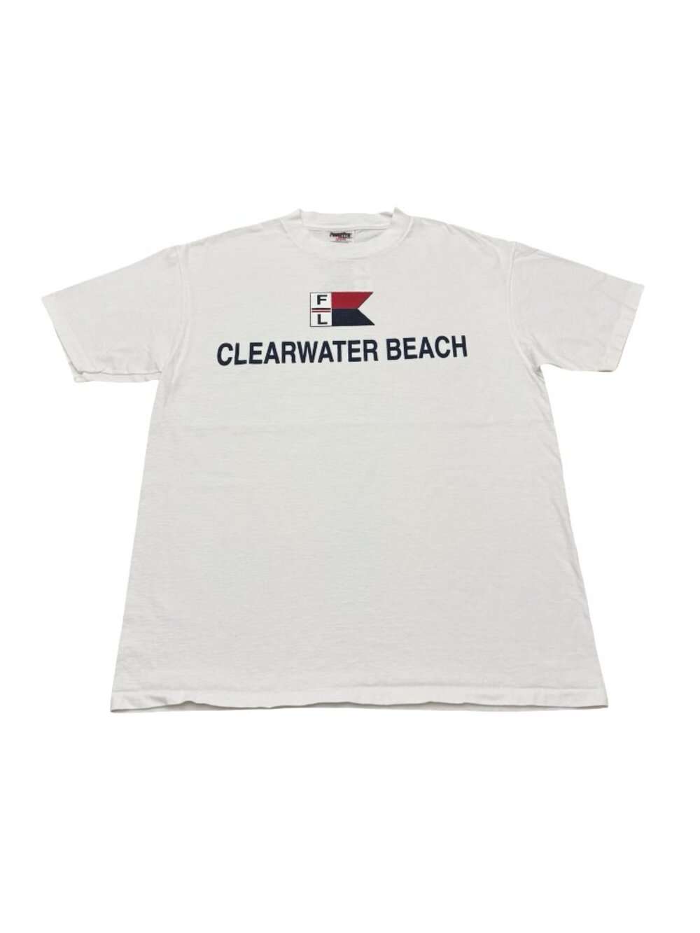 Vintage 90s Clearwater Beach Florida Tourist Single Stitch T Shirt